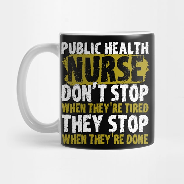 Stop When They're Done Nurse by Toeffishirts